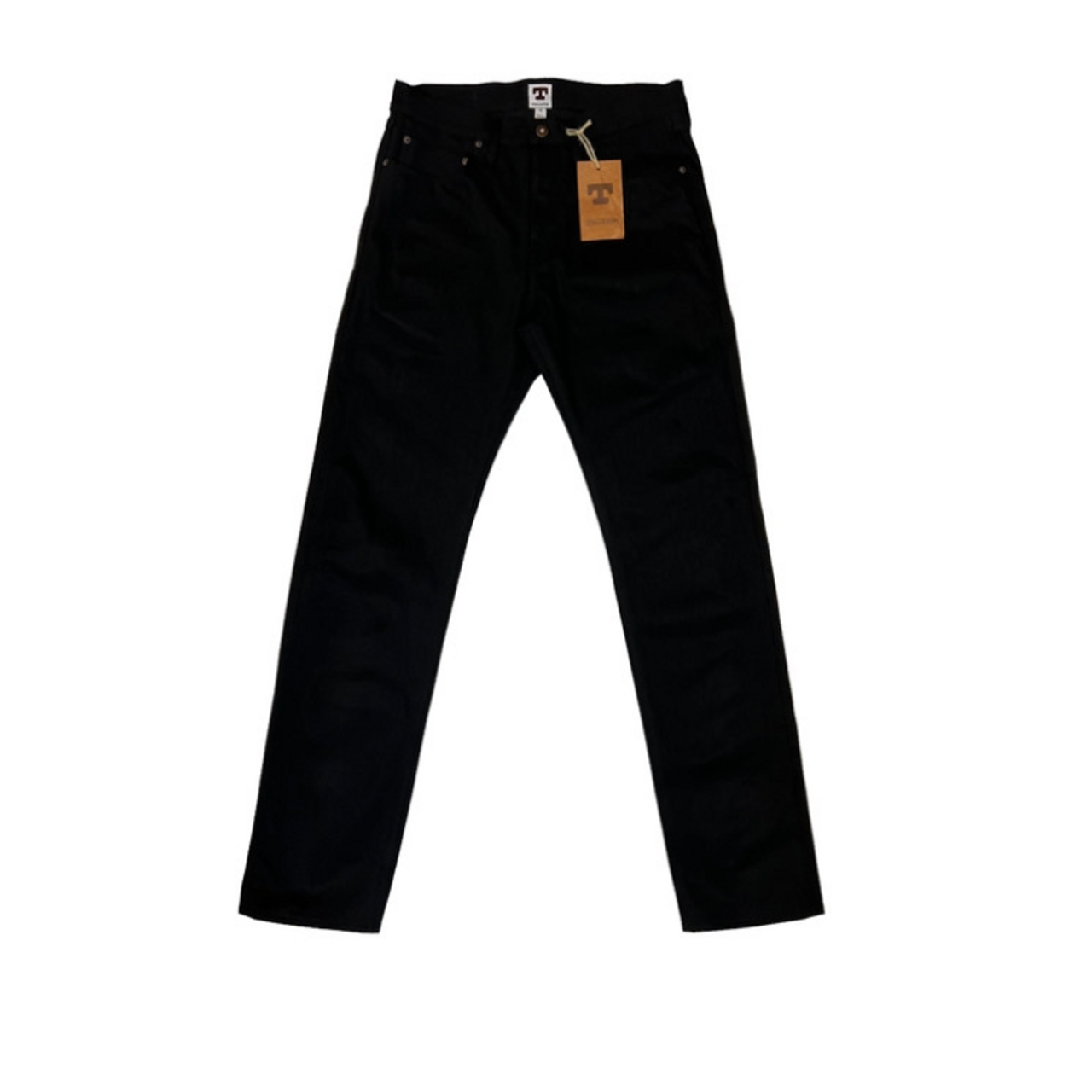 Tellason Sheffield - Straight Tapered Selvedge Jeans (Black)