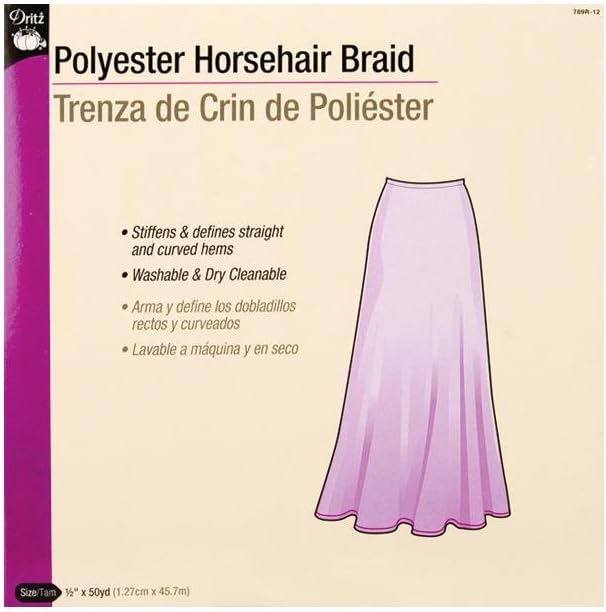 Dritz 789R-12BTY Polyester Horsehair Bra…