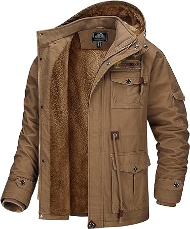MAGCOMSEN Men's Winter Coat Military Jacket